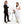 Laden Sie das Bild in den Galerie-Viewer, Fingerabdruck-Leinwand mit Karikatur - Hochzeitspaar Fahrrad (fpca979) - Fingerabdruck Leinwand
