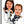 Laden Sie das Bild in den Galerie-Viewer, Karikatur vom Foto - An der Leine - Lustige individuelle Karikatur vom Foto des Hochzeitspaares