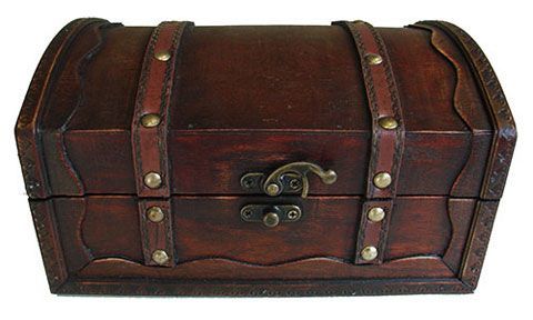 Geldgeschenk Schatztruhe