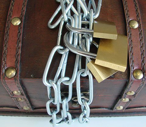 Geldgeschenk Schatztruhe