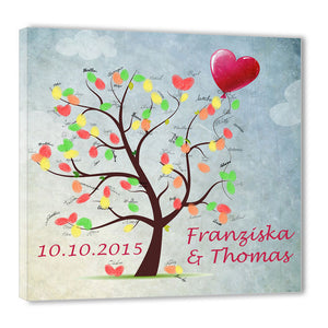 Fingerabdruck Baum - Weddingtree Herzluftballon
