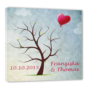 Fingerabdruck Baum - Weddingtree Herzluftballon