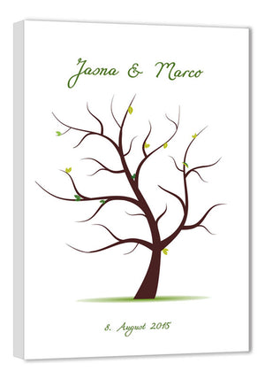 Fingerabdruck Baum - Hochzeit Fingerabdruck schöner-Baum