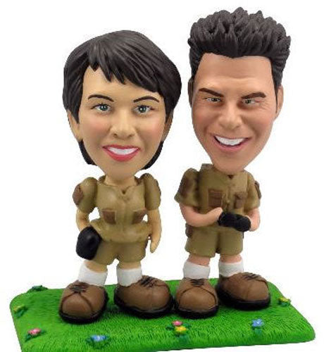 3D-Comicfigur vom Foto - Wanderer - Lustige individuelle 3D-Comicfigur vom Hochzeitspaar