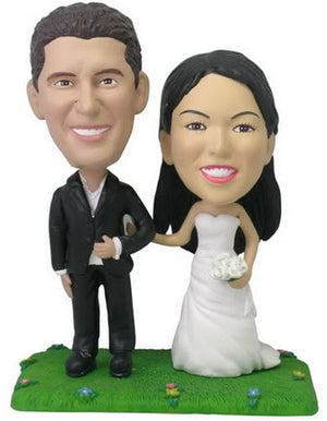 3D-Comicfigur vom Foto - Hochzeit - Lustige individuelle 3D-Comicfigur vom Hochzeitspaar