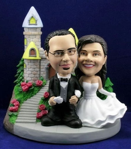 3D-Comicfigur vom Foto - Hochzeit 3 - Lustige individuelle 3D-Comicfigur vom Hochzeitspaar