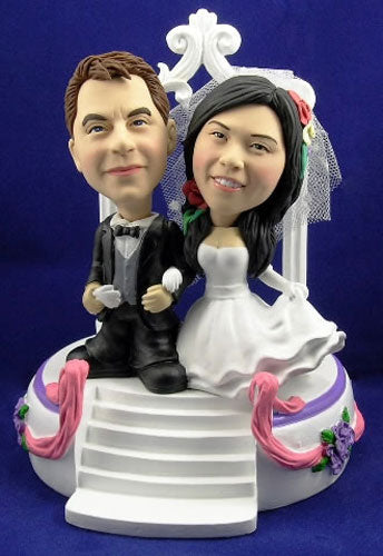 3D-Comicfigur vom Foto - Hochzeitsfigur - Lustige individuelle 3D-Comicfigur vom Hochzeitspaar