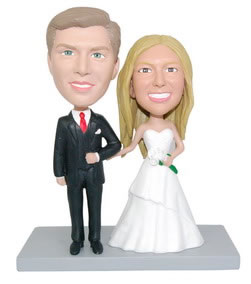 3D-Comicfigur vom Foto - Paar - Lustige individuelle 3D-Comicfigur vom Hochzeitspaar