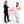 Laden Sie das Bild in den Galerie-Viewer, Fingerabdruck-Leinwand - Hochzeitstauben  pink - Fingerabdruck Leinwand
