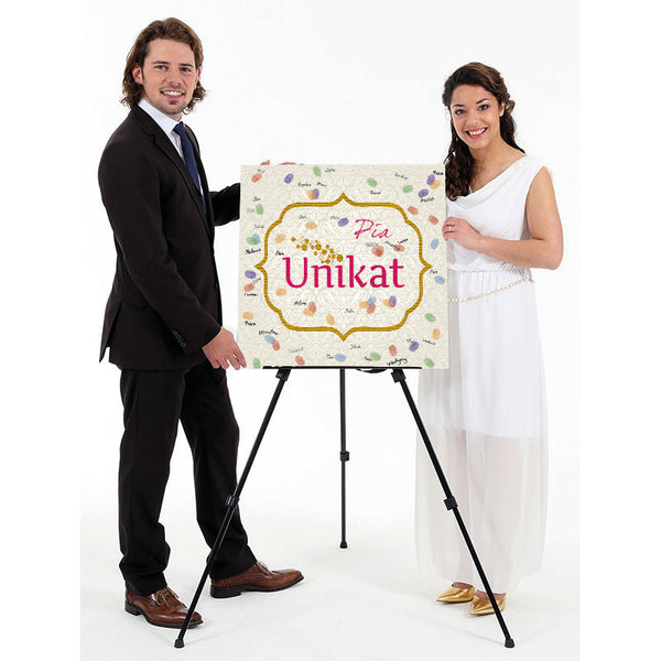 Fingerabdruck-Leinwand - Unikat - Fingerabdruck Leinwand