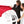 Laden Sie das Bild in den Galerie-Viewer, Fingerabdruck-Leinwand mit Karikatur - Hochzeitspaar Karikatur Rot (fpca1143r) - Fingerabdruck Leinwand
