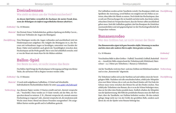 Buch: Hochzeitsspiele und Hochzeitsbräuche