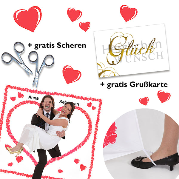 Hochzeitsherz Komplettpaket