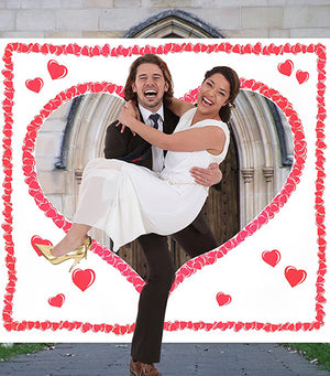 Hochzeitsherz zum Ausschneiden als Hochzeitsspiel
