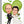 Laden Sie das Bild in den Galerie-Viewer, Karikatur vom Foto - Hochzeitspaar grünes Herz - Lustige individuelle Karikatur vom Foto des Hochzeitspaares
