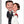 Laden Sie das Bild in den Galerie-Viewer, Karikatur vom Foto - Kuschelndes Hochzeitspaar - Lustige individuelle Karikatur vom Foto des Hochzeitspaares
